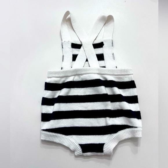 Jacadi striped knit overalls - Picture 2 of 3